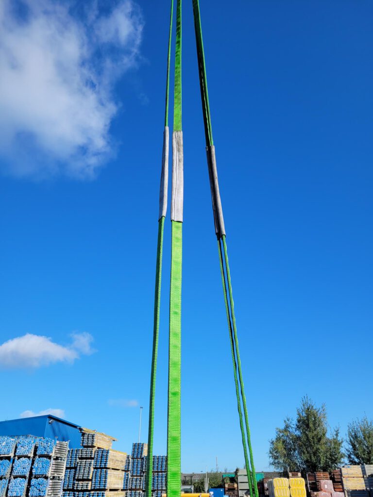 Container sicher Verladen ohne den Einsatz einer Leiter
