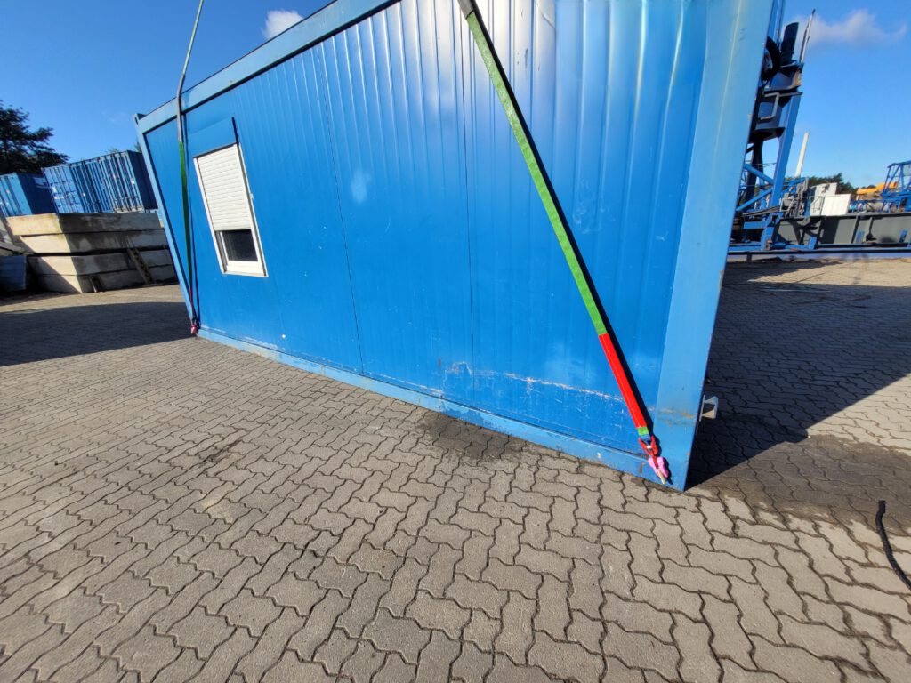 Container sicher Verladen ohne den Einsatz einer Leiter